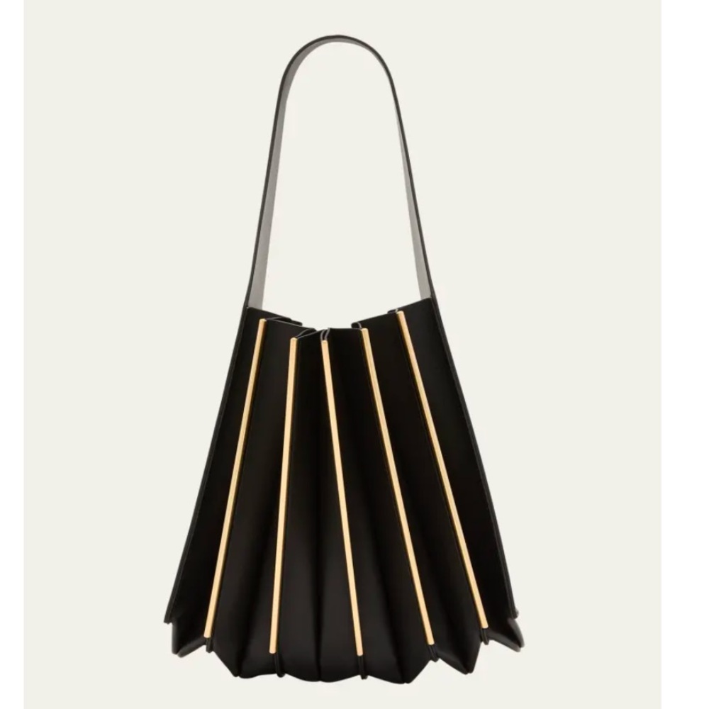 NWT SIMKHAI Rola Folded Leather Tote Bag